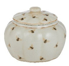 Apiary Gold Ceramic Jar