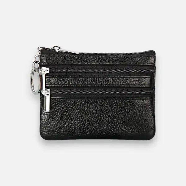 Black Small Zip Purse