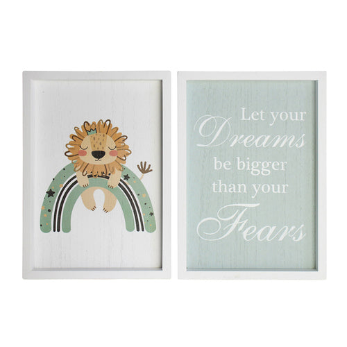 Picture Set of 2 Dreams Lion