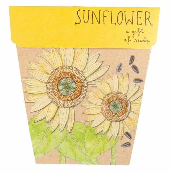 Sunflower - Gift Of Seeds Card