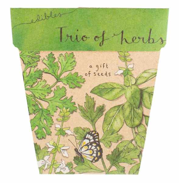 Trio Of Herbs - Gift Of Seeds Card