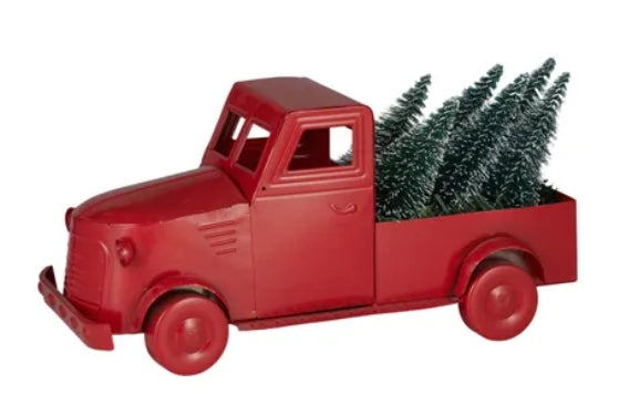 Metal Truck with Trees