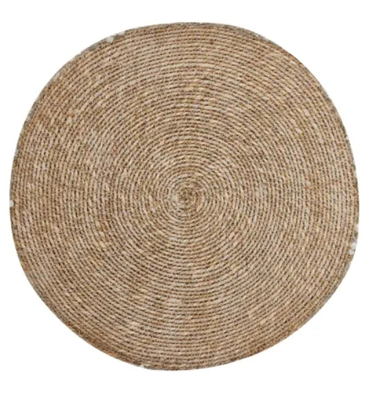 Glass & Acrylic Beaded Placemat S/grass