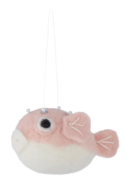 Felt Pufferfish Hanger