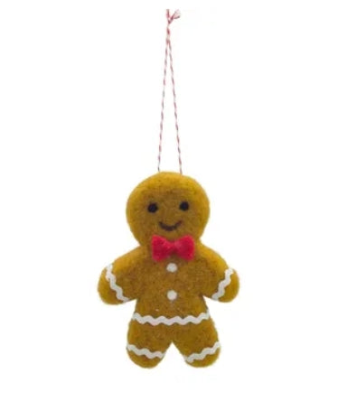 Felt Gingerbread Man Hanger