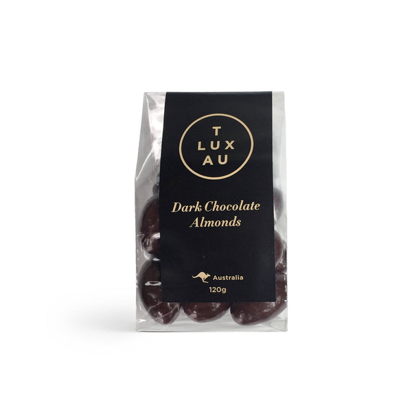 TLUXAU - Dark Chocolate Almonds- 100g