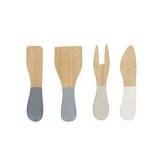 Bala Set of 4 Bamboo Cheese Knives