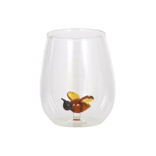 Bumble Bee Glass Tumbler