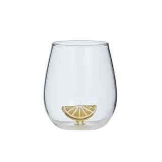 Lemon Slice Glass Tumbler