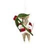 Mouse and Leaf Hanging Felt Ornament