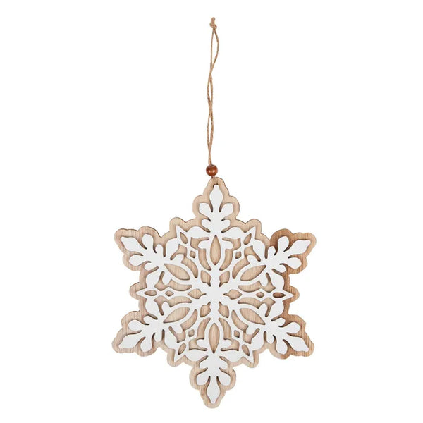 White Snowflake Hanger