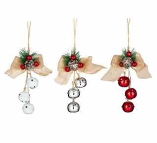 Metal Xmas Bell Hangers