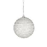 Bauble Foam Silver 8cm