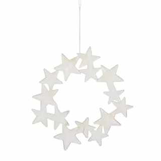 Star Wreath Hanger Plastic Iridescent