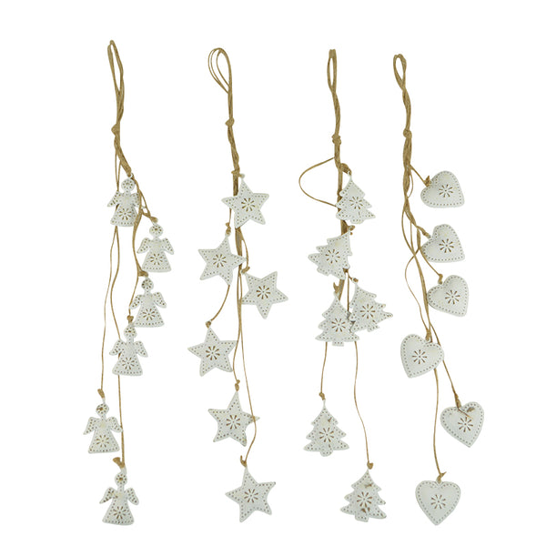 Tree, Angel, Heart and Star Hanger Set