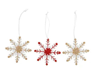 Set of 3 Snow Flake Hanger