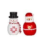 Santa and Snowman Decoration