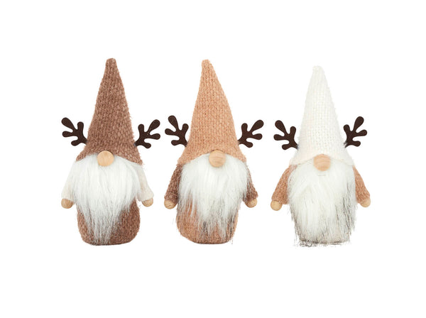 Fabric Gnomes with Antlers