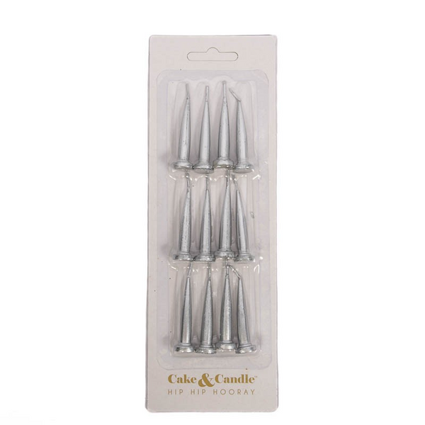Silver Bullet Birthday Cake Candles