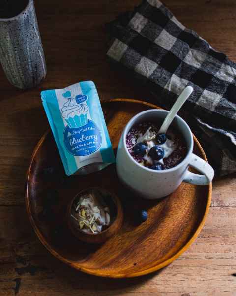 CAKE IN A MUG - Blueberry