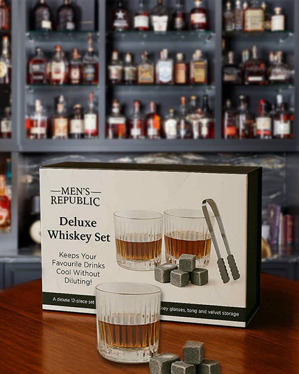 Deluxe Whiskey Set - 12 Pieces