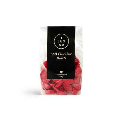 T LUX AU - Milk Chocolate Hearts - 350g