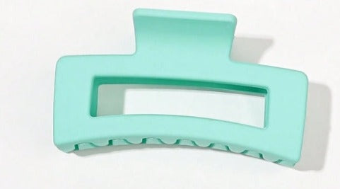 Claw Hair Clip - Matte Aqua