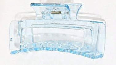 Claw Hair Clip - Clear Blue