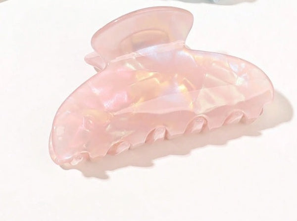 Claw Hair Clip - Holographic Pink