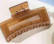 Claw Hair Clip - Clear Brown