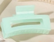 Claw Hair Clip - Clear Mint