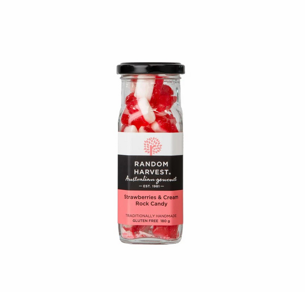 Strawberries & Cream Rock Candy
