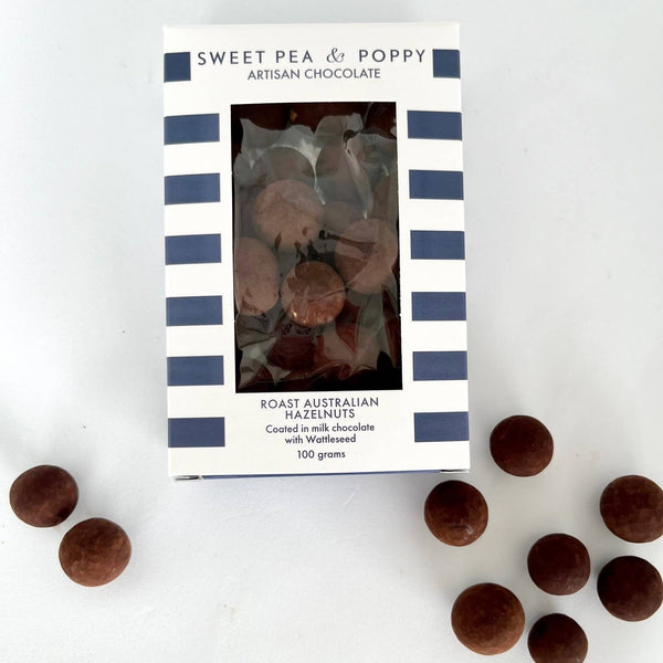 Chocolate Coated Wattleseed Hazelnuts