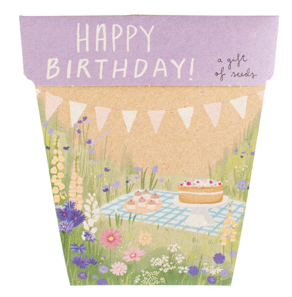 Happy Birthday | Picnic Gift of Seeds