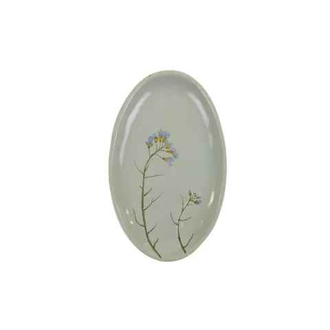 Fiori Ceramic Oval Plate