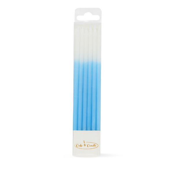 Blue Ombre Cake Candles
