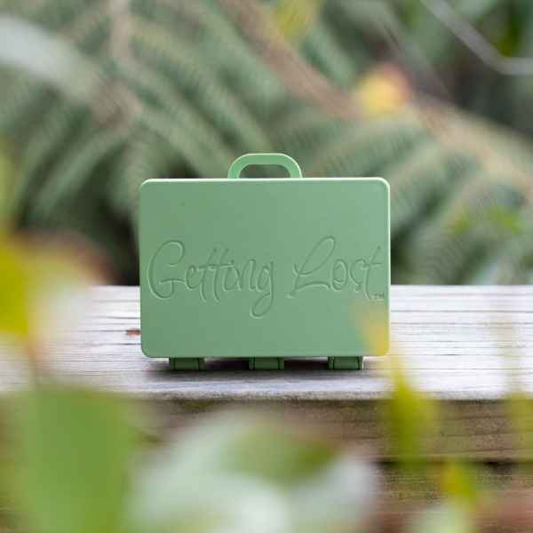 Getting Lost - Moss Green Suitcase