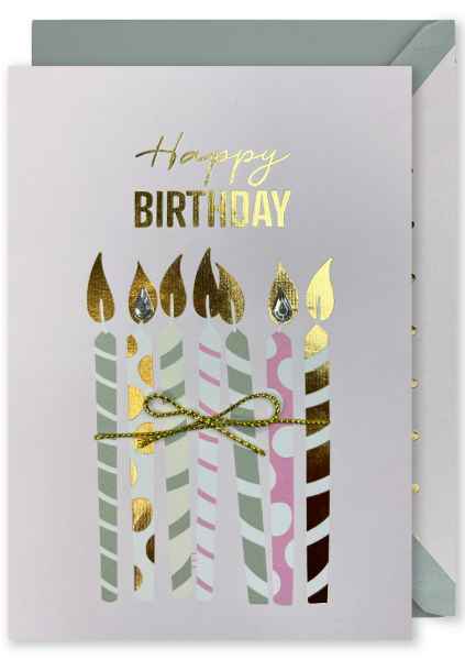 Embellished Card - 'Happy Birthday'