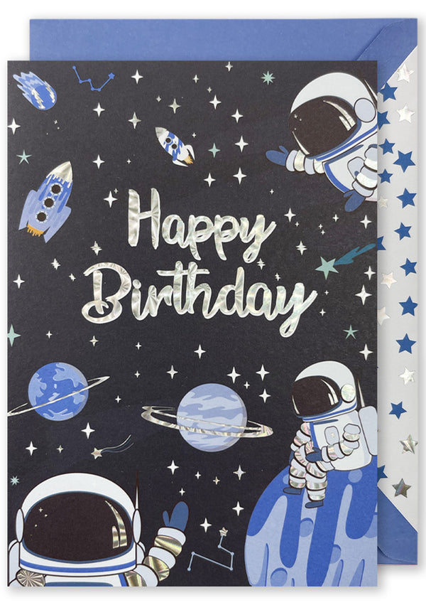 Embellished Card - 'Happy Birthday!' Space