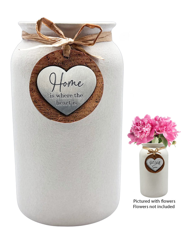 Heartfelt Mason Jar Vase - Home