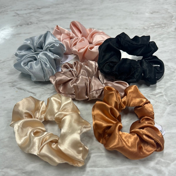 Scrunchie - Satin Solid Colour