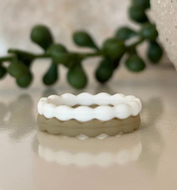 Ladies Tuff Rings Duo JASPA - SAGE and BONE