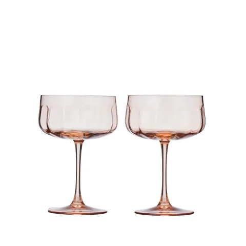 Studio Set of 2 Glass Coupe