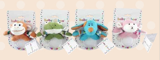 Baby Boo Knitted Rattles