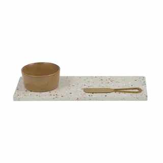 Antia 3pc Terrazzo Ceramic Set