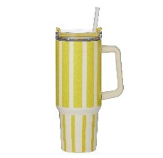 Vertice Stripe Insulated Mug