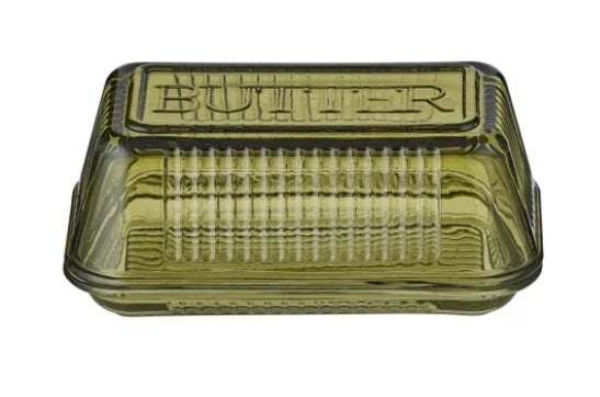 Lia Glass Butter Dish