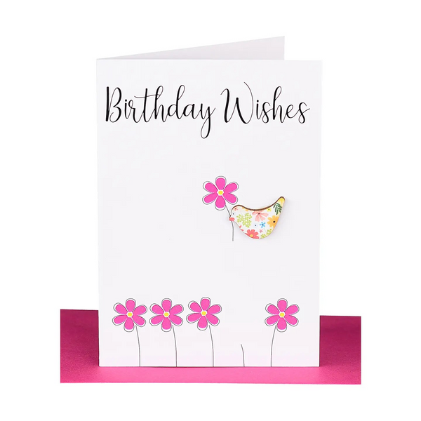 Happy Birthday Greeting Card - Bird