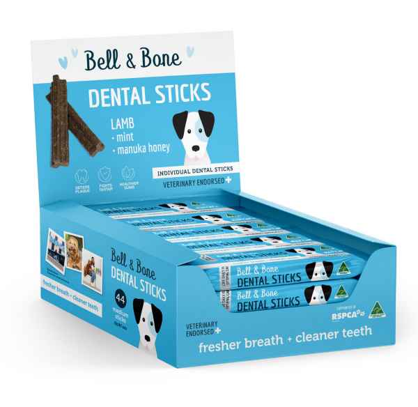 Bell & Bone Lamb, Mint & Manuka Honey Dental Sticks - Single