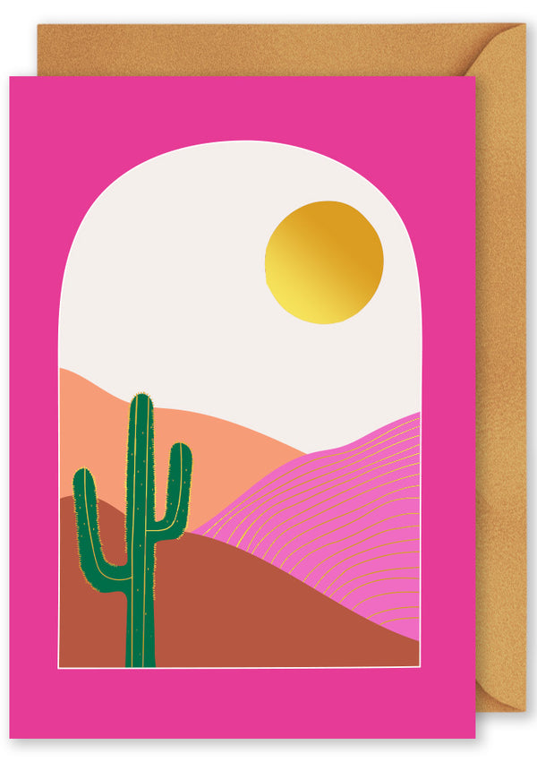 Embellished Card - Desert